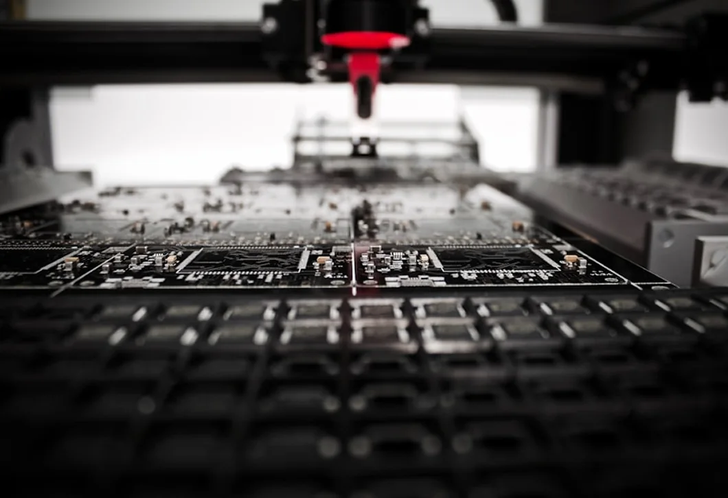 Injection mould cavity machined on a high speed vertical machining center