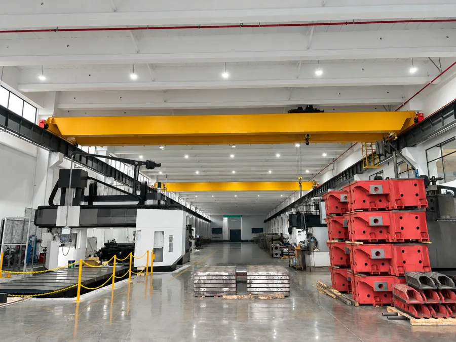 Gantry milling machine cutting machine tool structural components